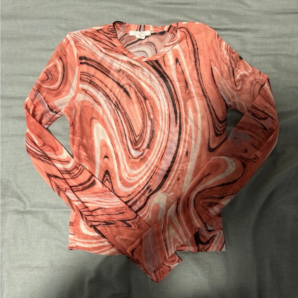 Women’s Mesh Long Sleeve Top